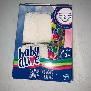 Hasbro Baby Alive Diapers Pack - Blue and White